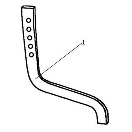 ЗАПЧАСТИ ДЛЯ КУЛЬТИВАТОРА БЕНЗИНОВОГО ELITECH КБ 65 (СОШНИК)