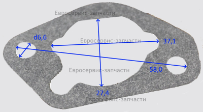 Прокладка фильтра воздушного