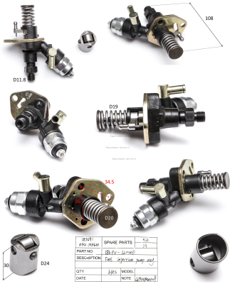 Насос топливный высокого давления (ТНВД) с клапаном электромагнитным (для AVR)
