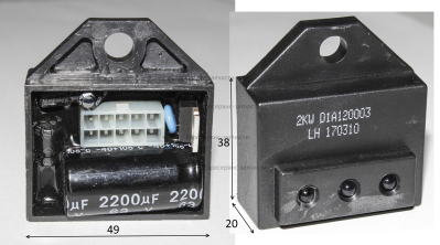 Блок индикаторов БИГ 2000 2х рядный 2KW D1A120003