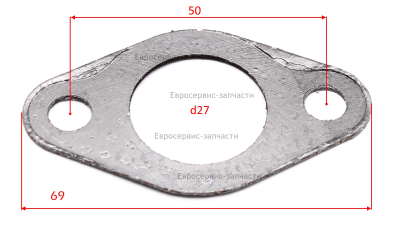 Прокладка глушителя  21270001   СГБ9500
