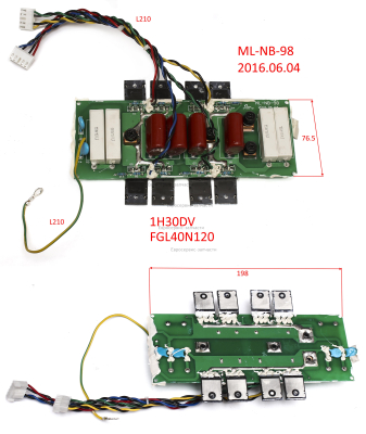Плата инверторная, ML-NB-98. АИС 300ПТ Pulse