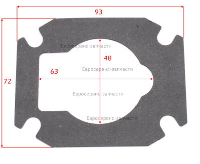 Прокладка плиты клапанной. D.01.10.W004. КПМ 250/75