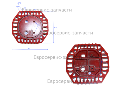 Плита клапанная ALD-9L-026 КПБ 200/8М-В