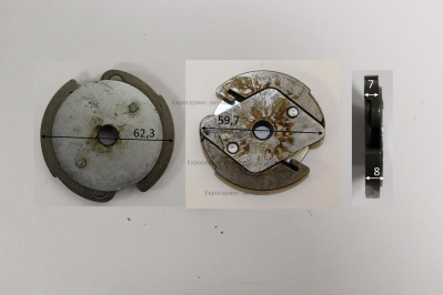 Муфта сцепления центробежного в сборе М9 D62--8,5 Т 750Р(В) 9127-923001-0100000: Т750Р.Т750В.Т12.