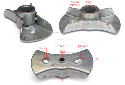 Адаптер ножа. KCL16B-36. K 4500L
