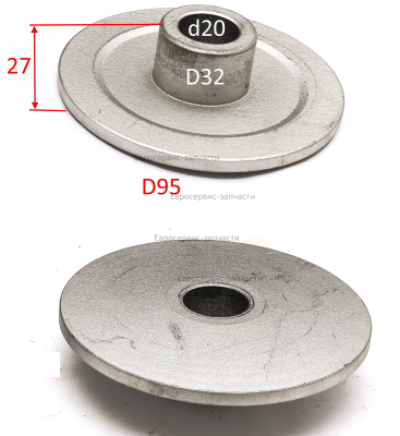 Фланец прижимной внутренний D.20х95х32 мм