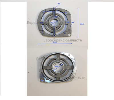 Крышка кожуха эл. двигателя передняя