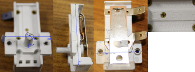 Термостат регулируемый KST-16A, 250В, 0-120°С
