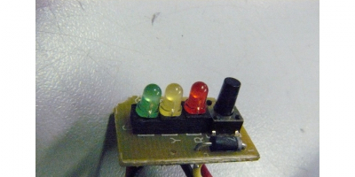 Плата светодиодного индикатора уровня заряда АКБ