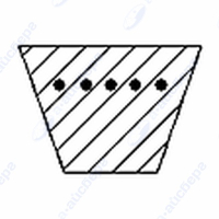 Ремень EL 4XL 499 Electrolux 1242025003